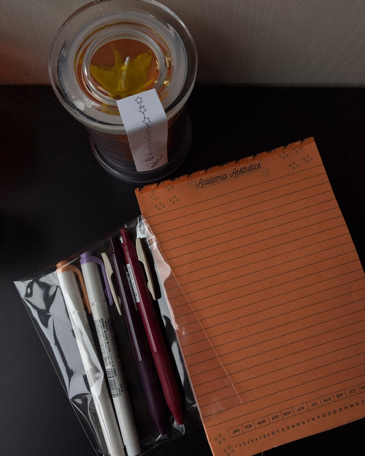 Witchy cottagecore stationary bundle